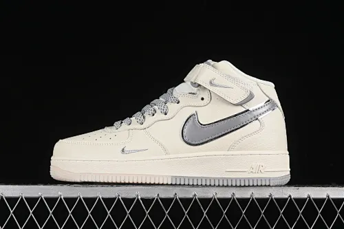 All categories Nk Air Force 1 Air Force series Nk Air Force 1 Mid Air Force mid-top Nk Air Force 1'07 Mid Beige and gray two-color bottom Starry sky Air Force 1 mid-top casual sneakers XL0236-232